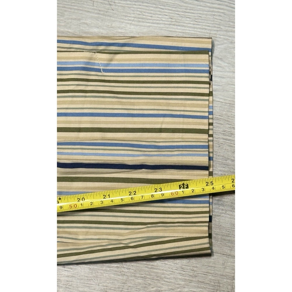 Lane Bryant Straight Cropped Pants Women Size 16 Beige Green Twill Linen NWT - Picture 7 of 10